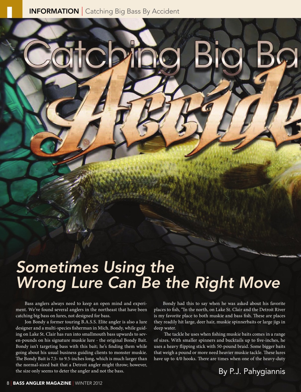 BASS ANGLER MAGAZINE Preview Pages