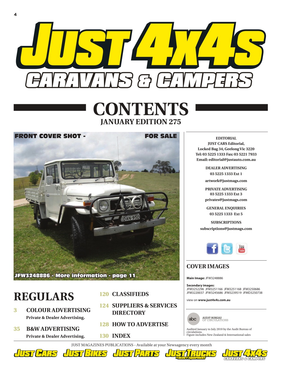 JUST 4X4S Preview Pages