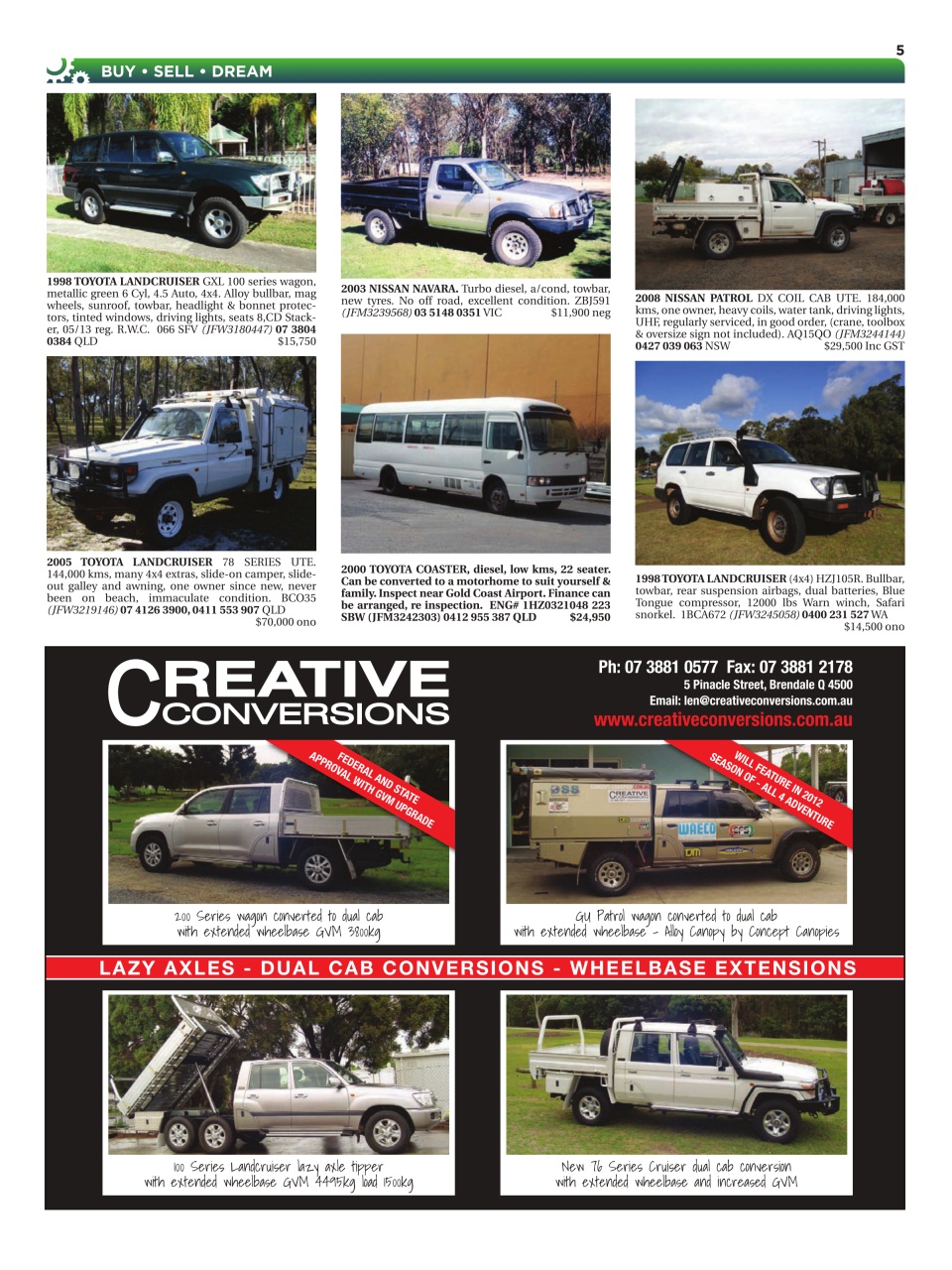 JUST 4X4S Preview Pages