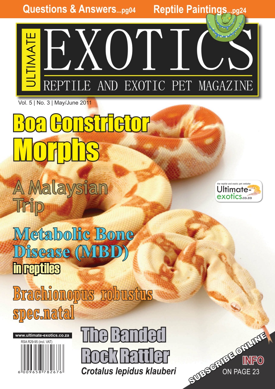 Ultimate Exotics Preview Pages