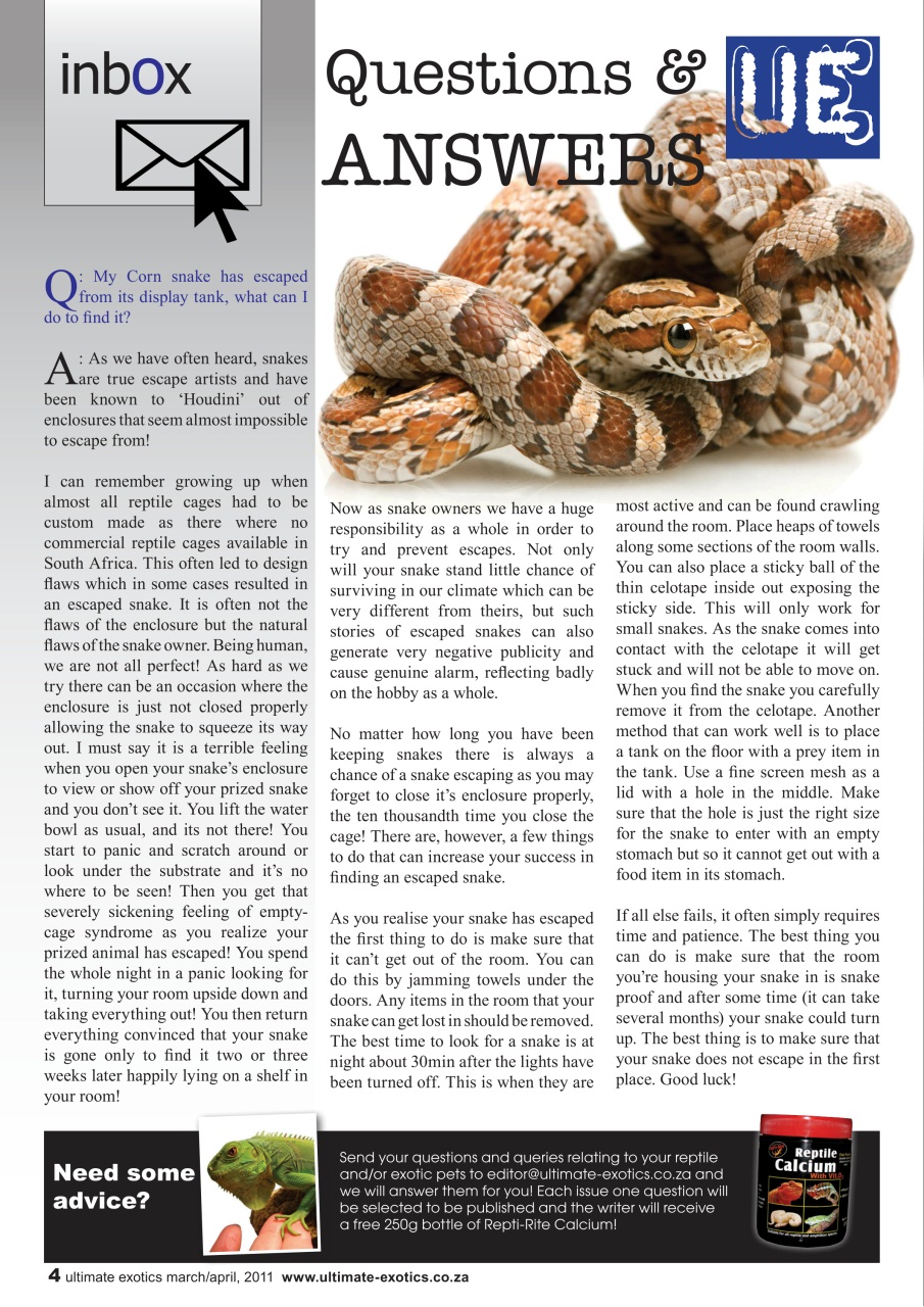 Ultimate Exotics Preview Pages