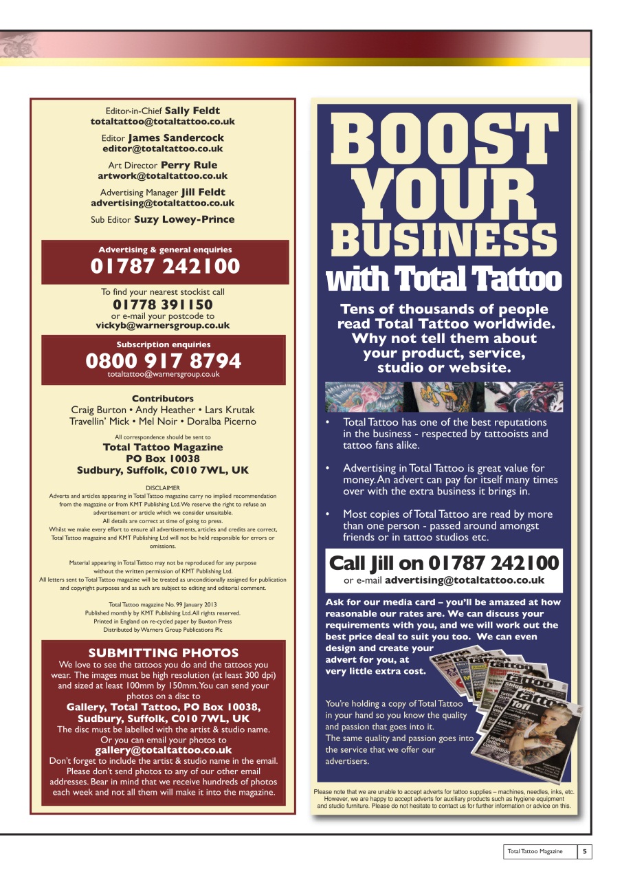 Total Tattoo Preview Pages