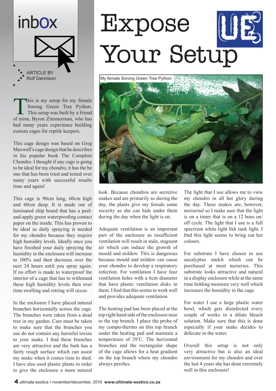 Ultimate Exotics Preview Pages