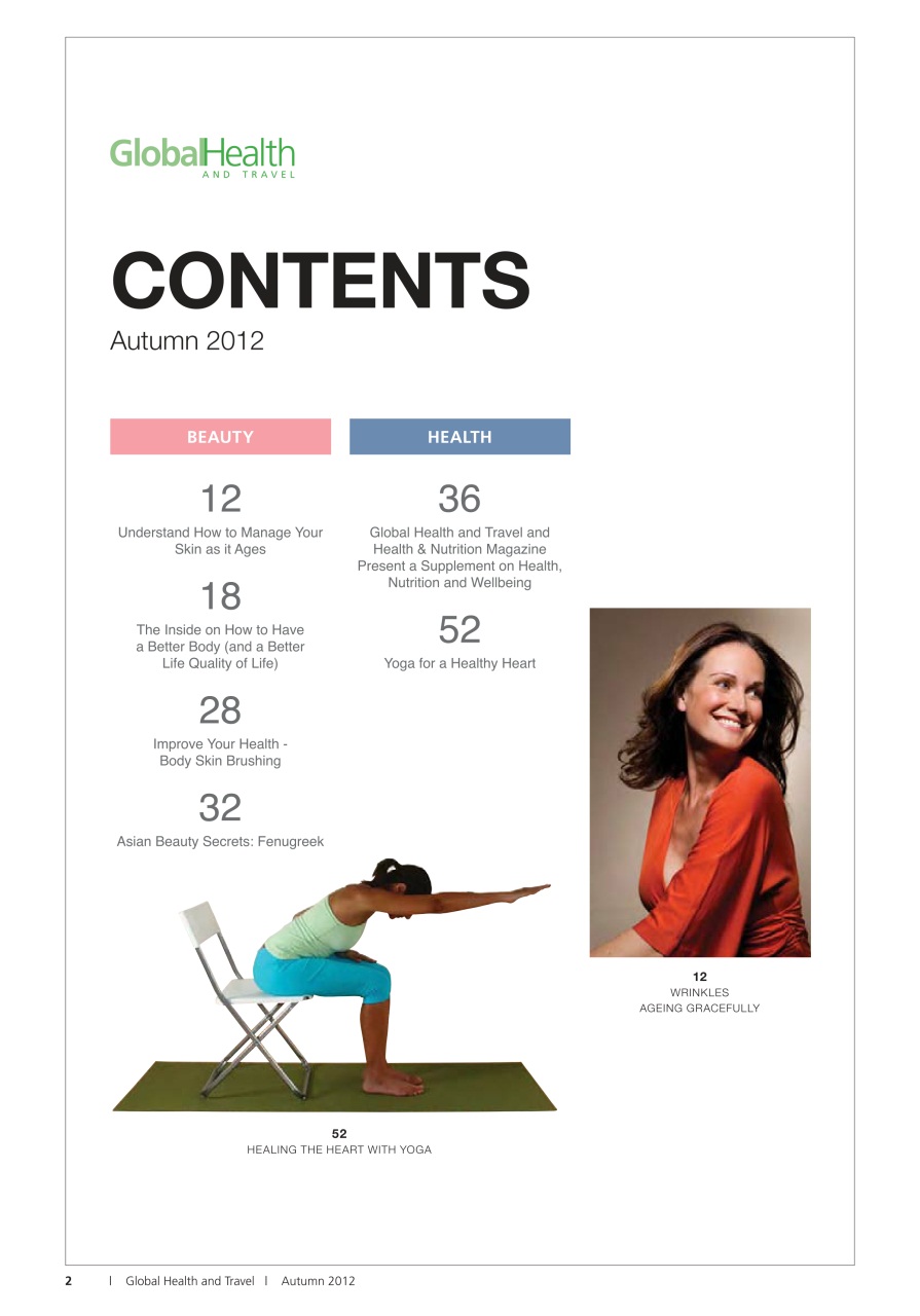 Global Health and Travel Preview Pages