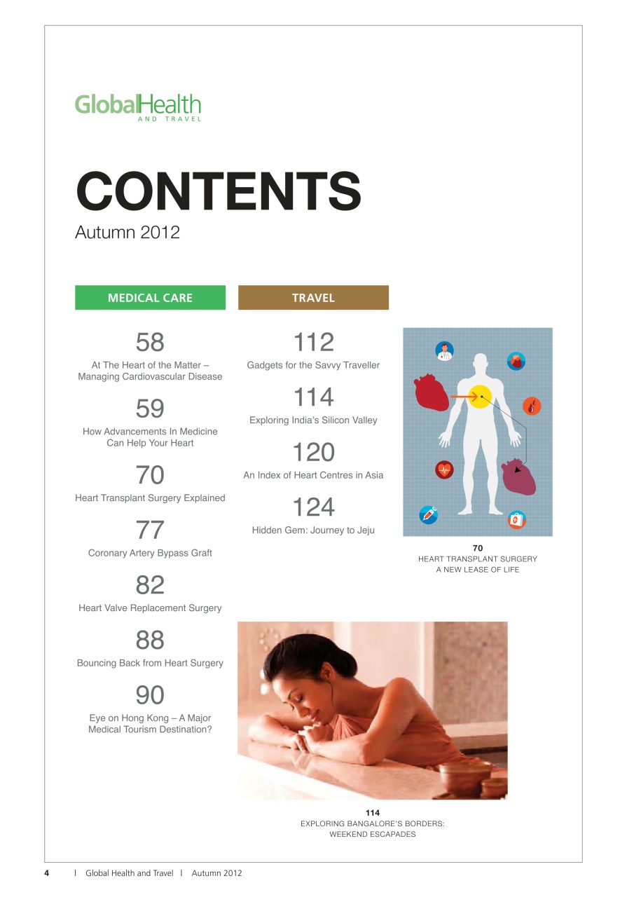 Global Health and Travel Preview Pages