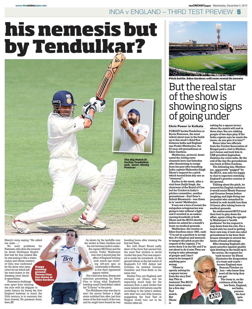 The Cricket Paper Preview Pages