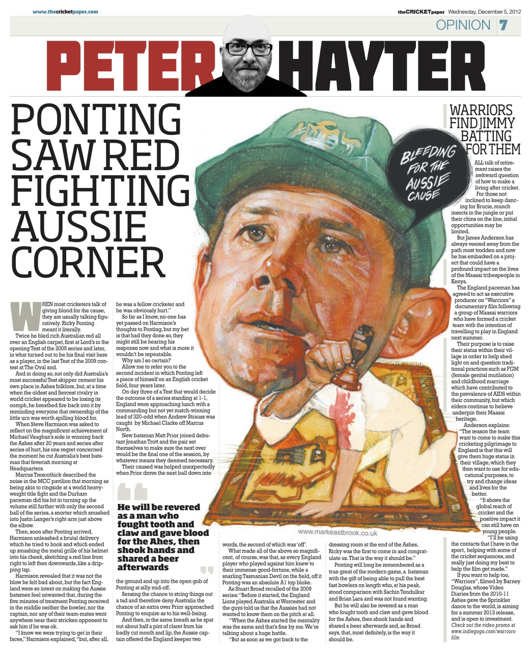 The Cricket Paper Preview Pages