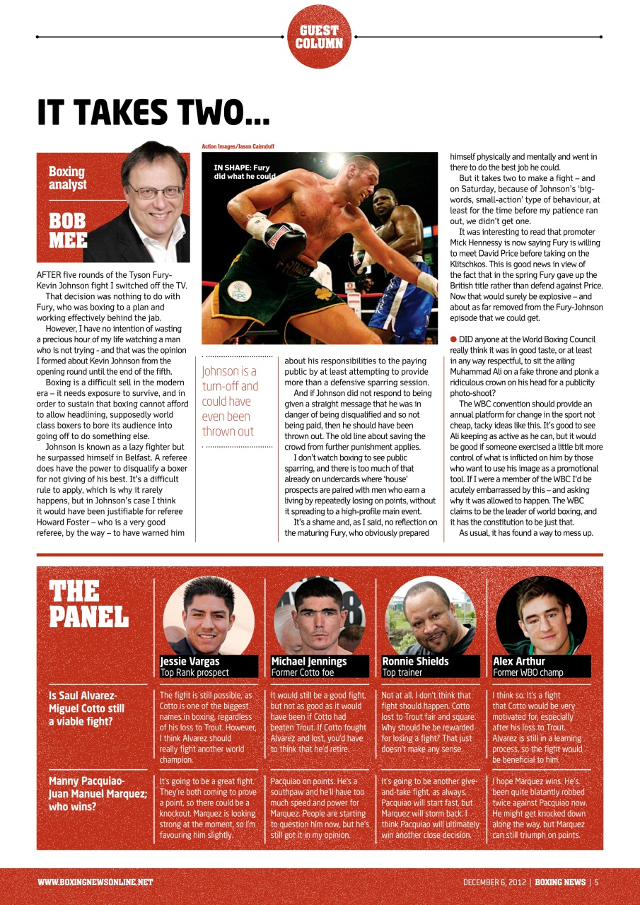 Boxing News Preview Pages