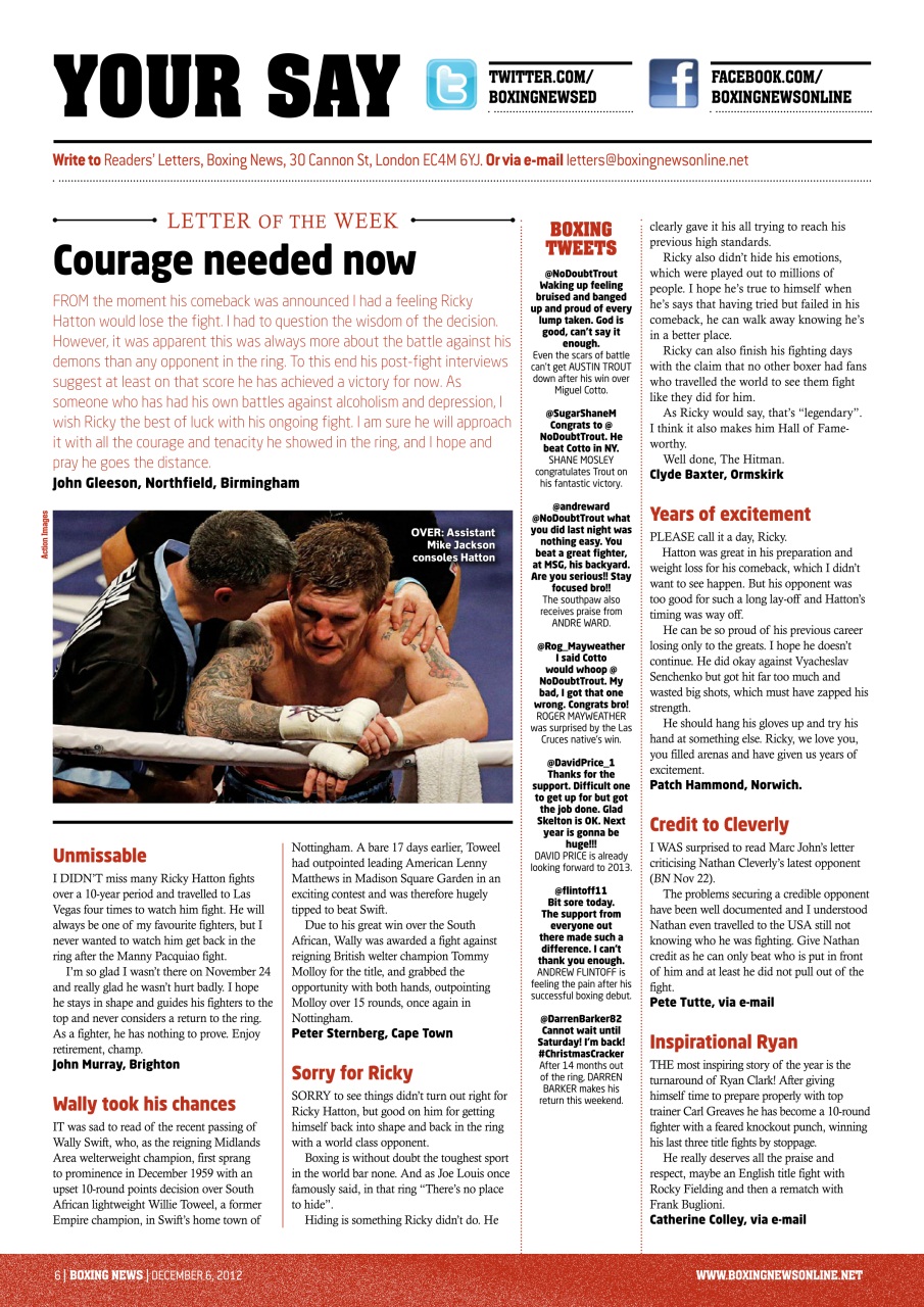 Boxing News Preview Pages
