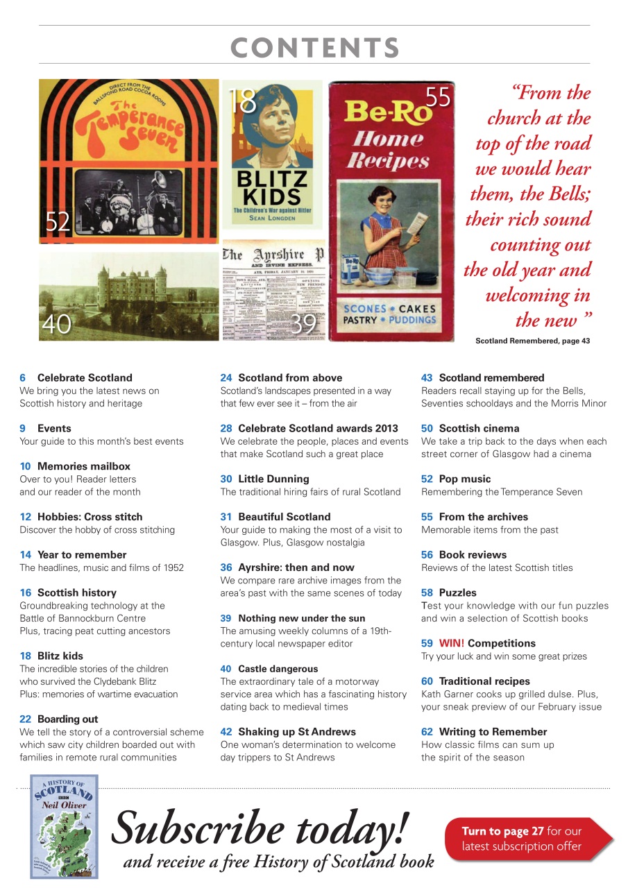 Scottish Memories Preview Pages