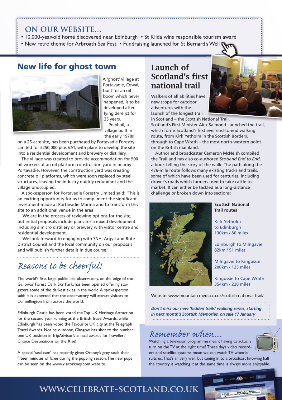 Scottish Memories Preview Pages