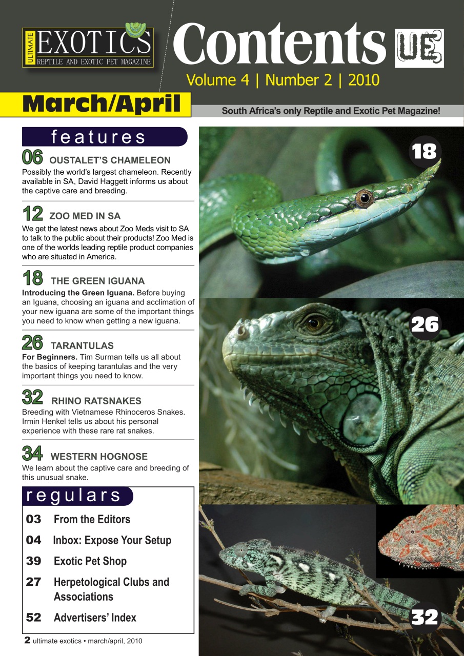 Ultimate Exotics Preview Pages