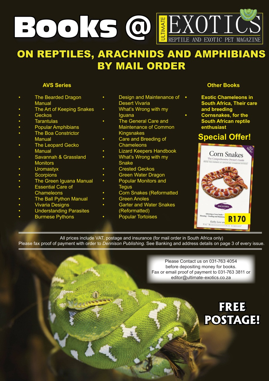 Ultimate Exotics Preview Pages