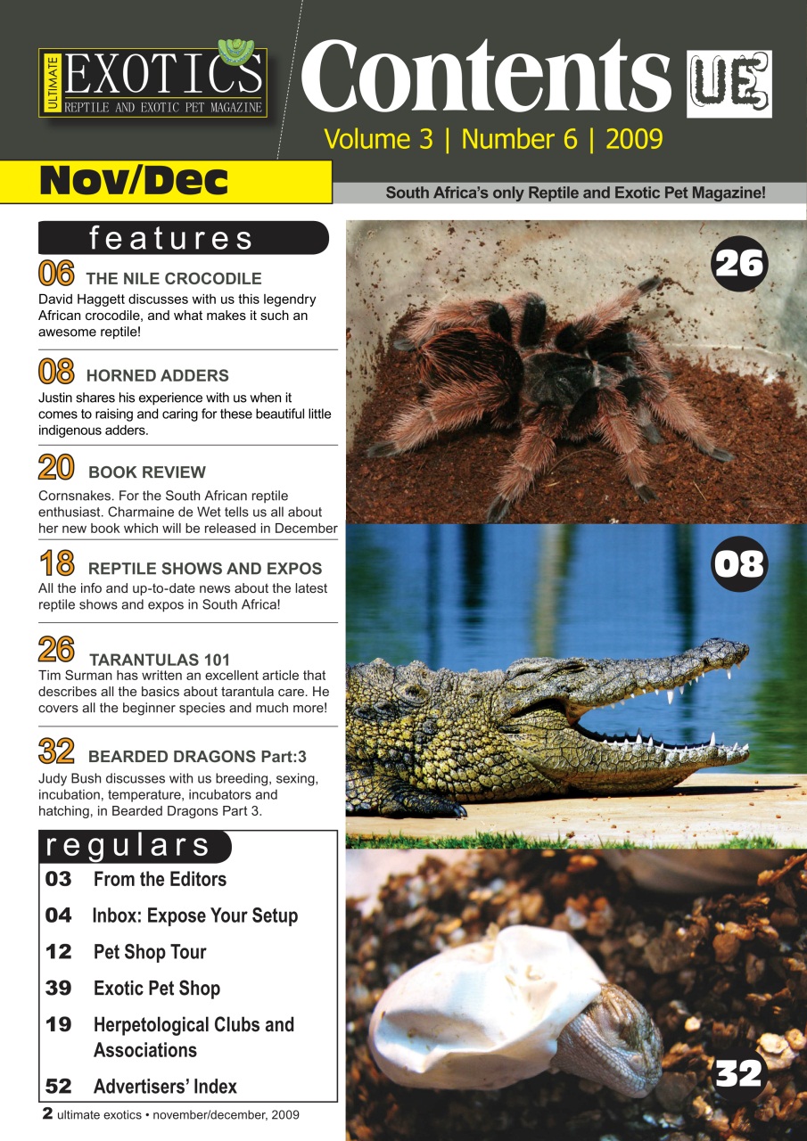 Ultimate Exotics Preview Pages