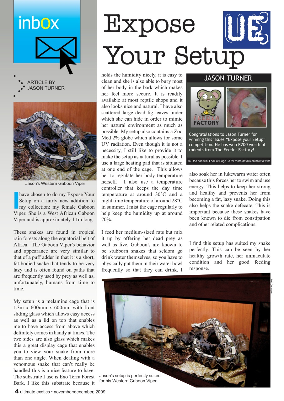 Ultimate Exotics Preview Pages