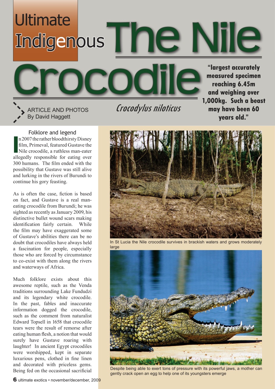 Ultimate Exotics Preview Pages