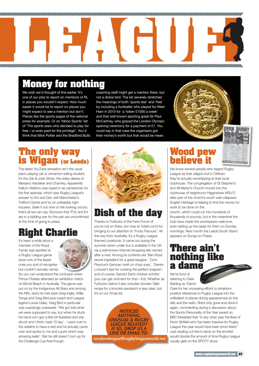 Rugby League World Preview Pages