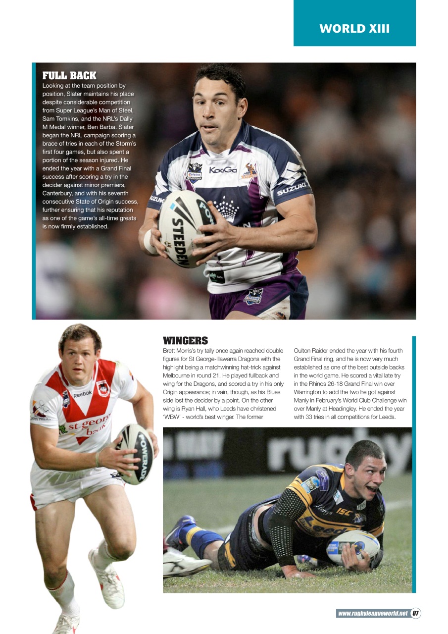 Rugby League World Preview Pages