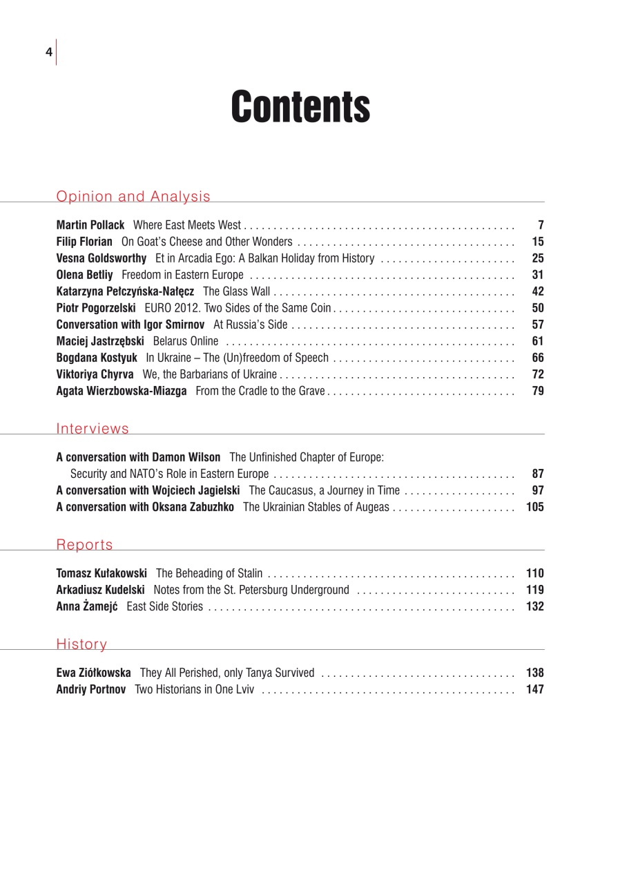 New Eastern Europe Preview Pages