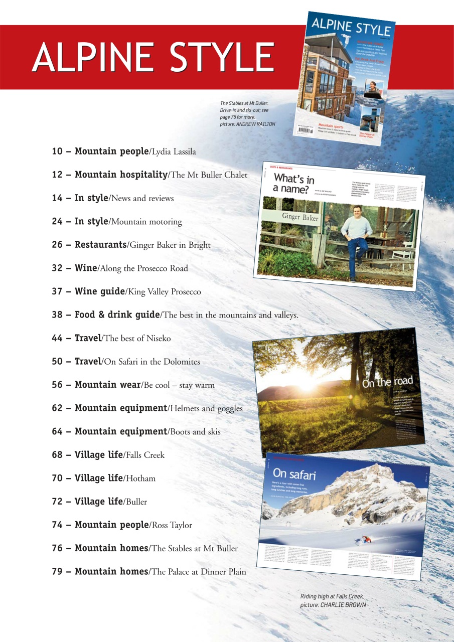 Alpine Style Preview Pages