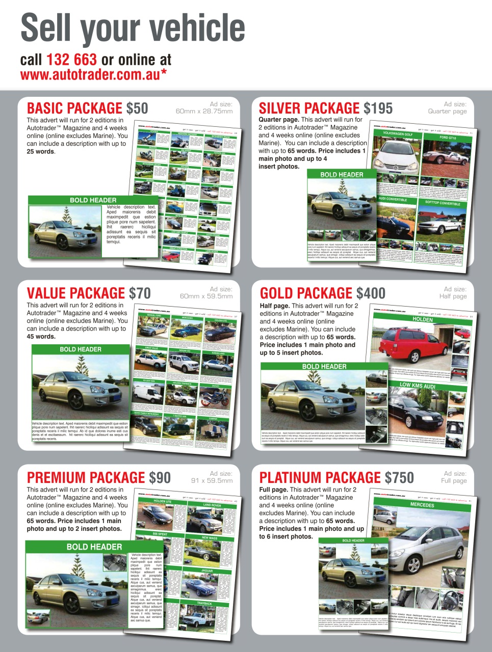 AutoTrader Preview Pages