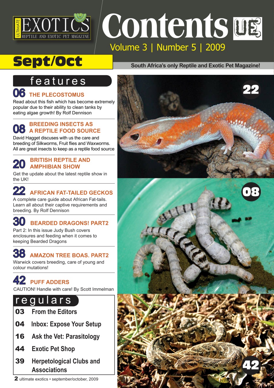 Ultimate Exotics Preview Pages