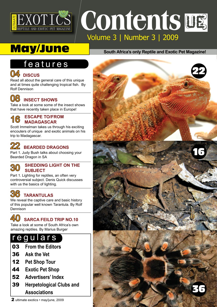 Ultimate Exotics Preview Pages