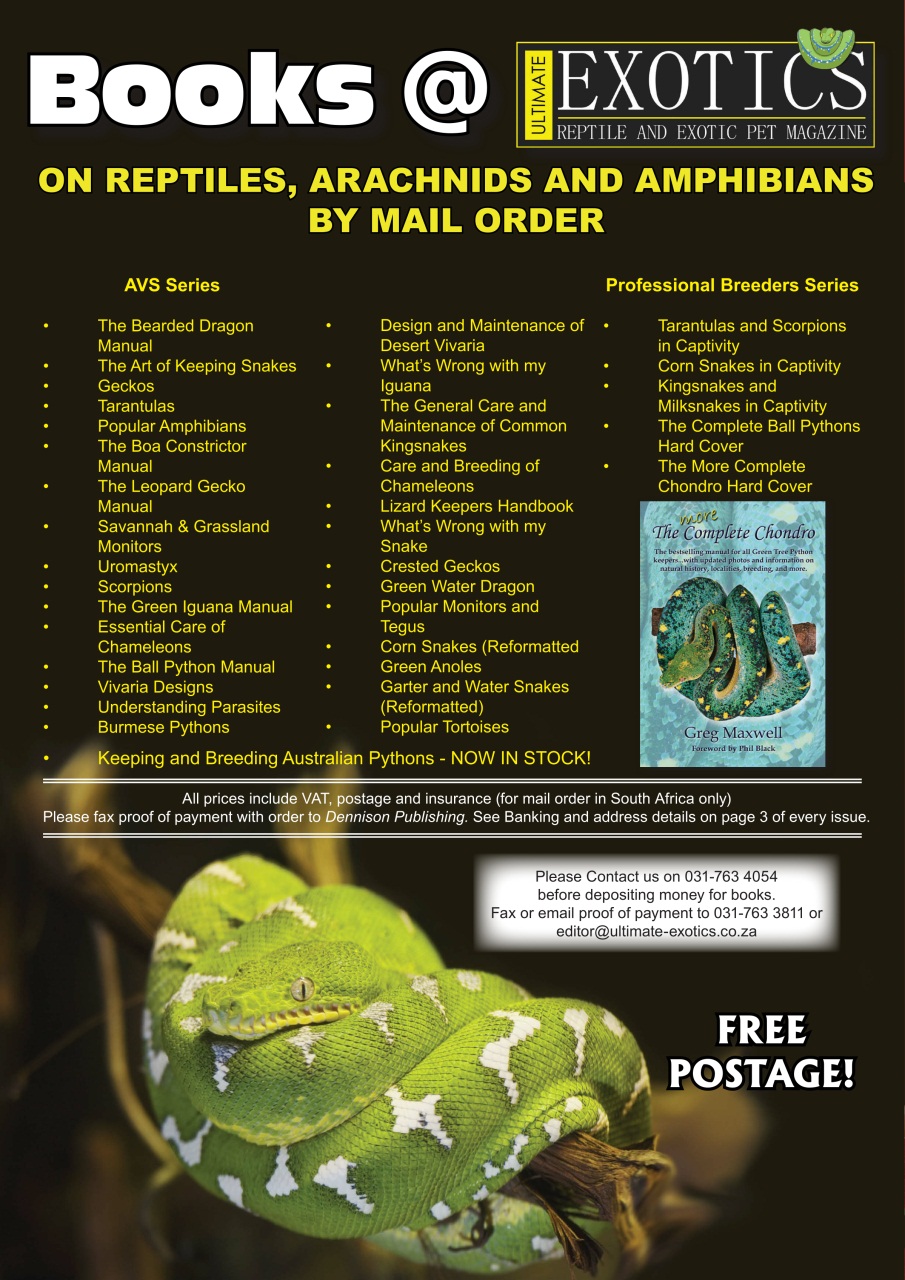 Ultimate Exotics Preview Pages