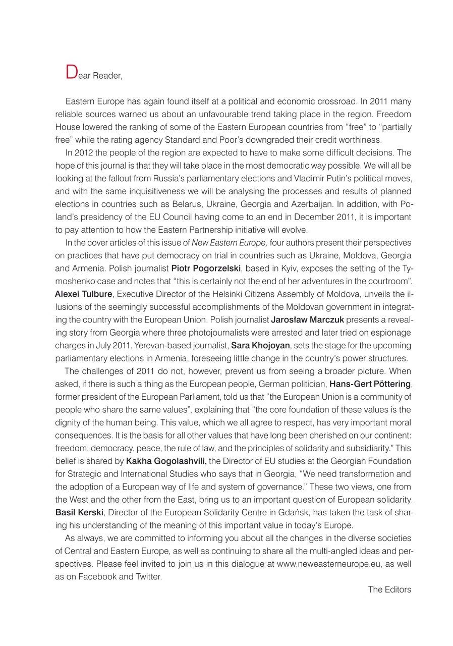 New Eastern Europe Preview Pages