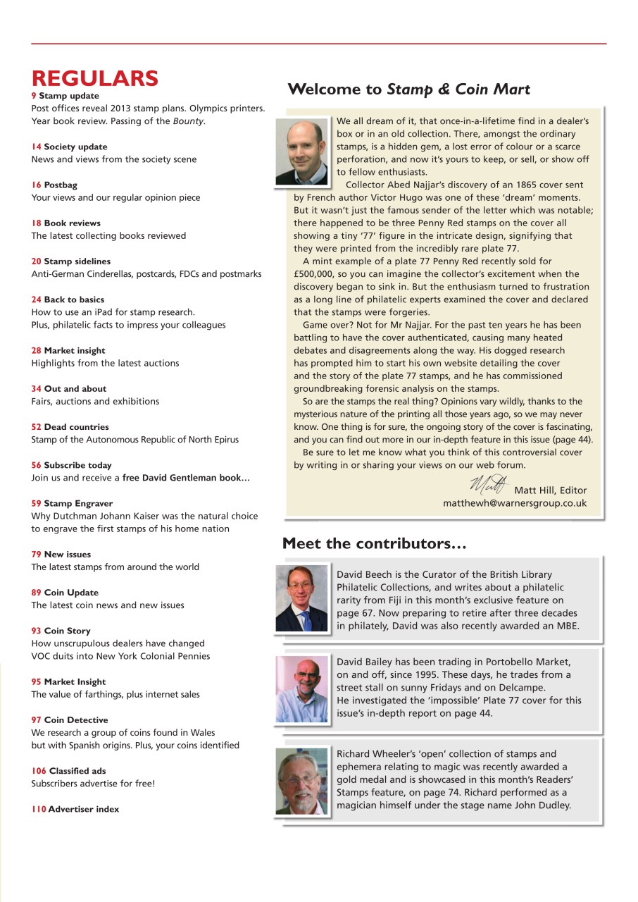 Stamp Collector Preview Pages