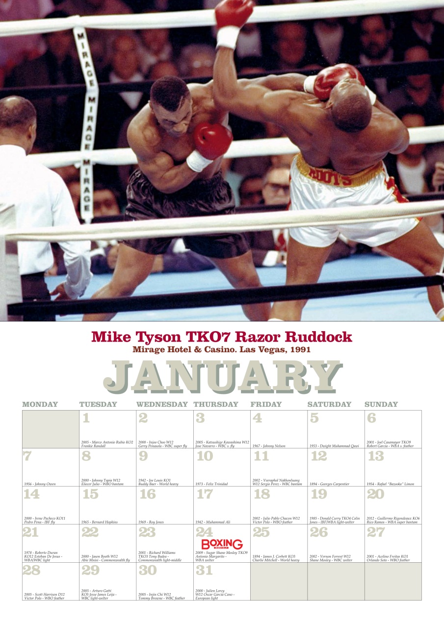 Boxing Monthly Preview Pages