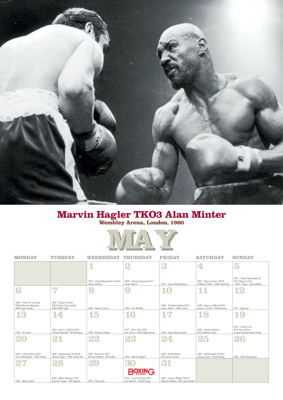 Boxing Monthly Preview Pages