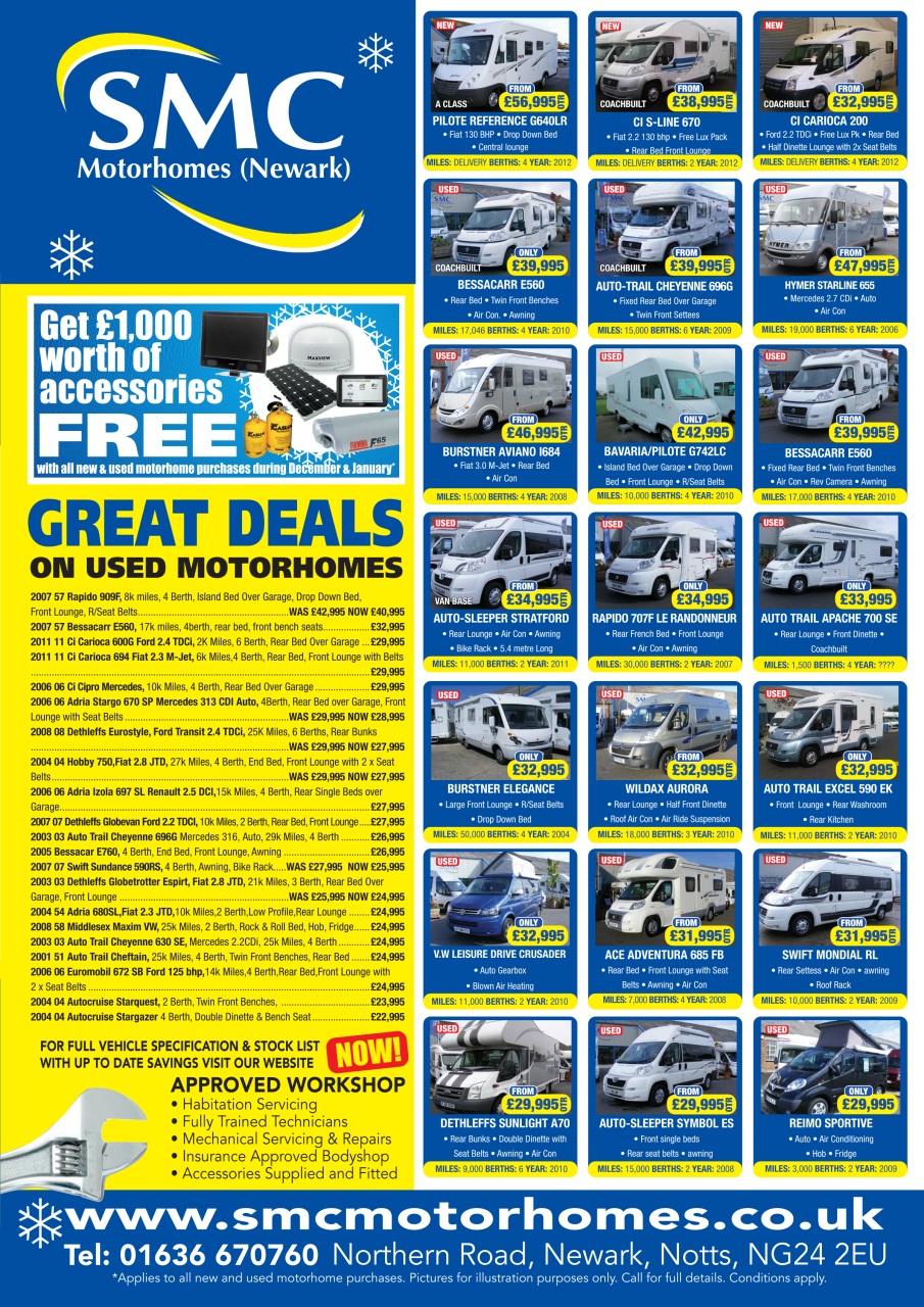 What Motorhome magazine Preview Pages