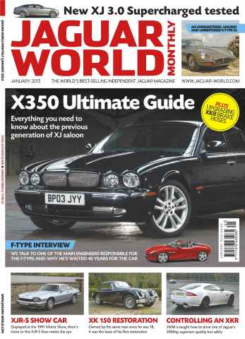 Jaguar World issue x350 special focus Jan 2013