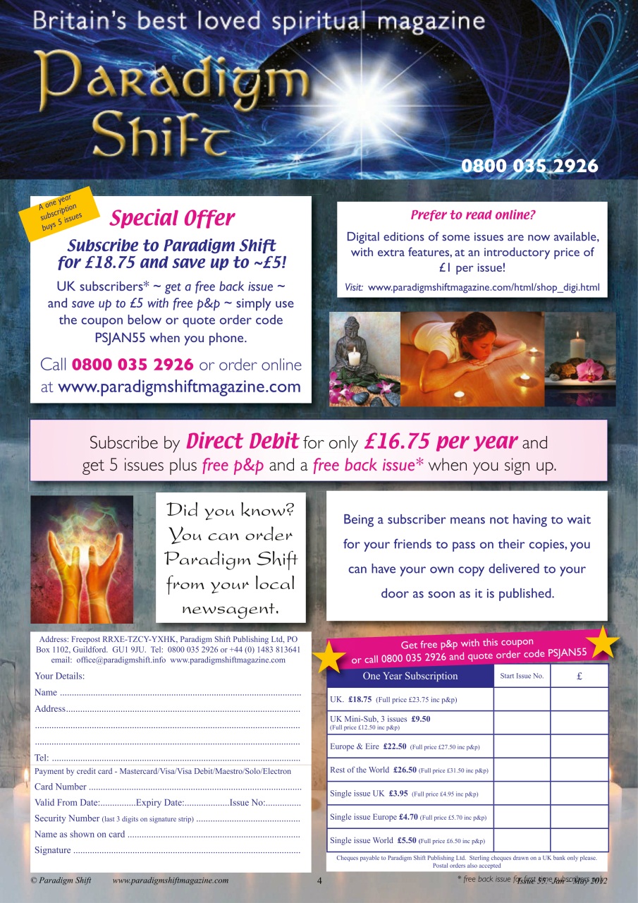 Paradigm Shift Preview Pages