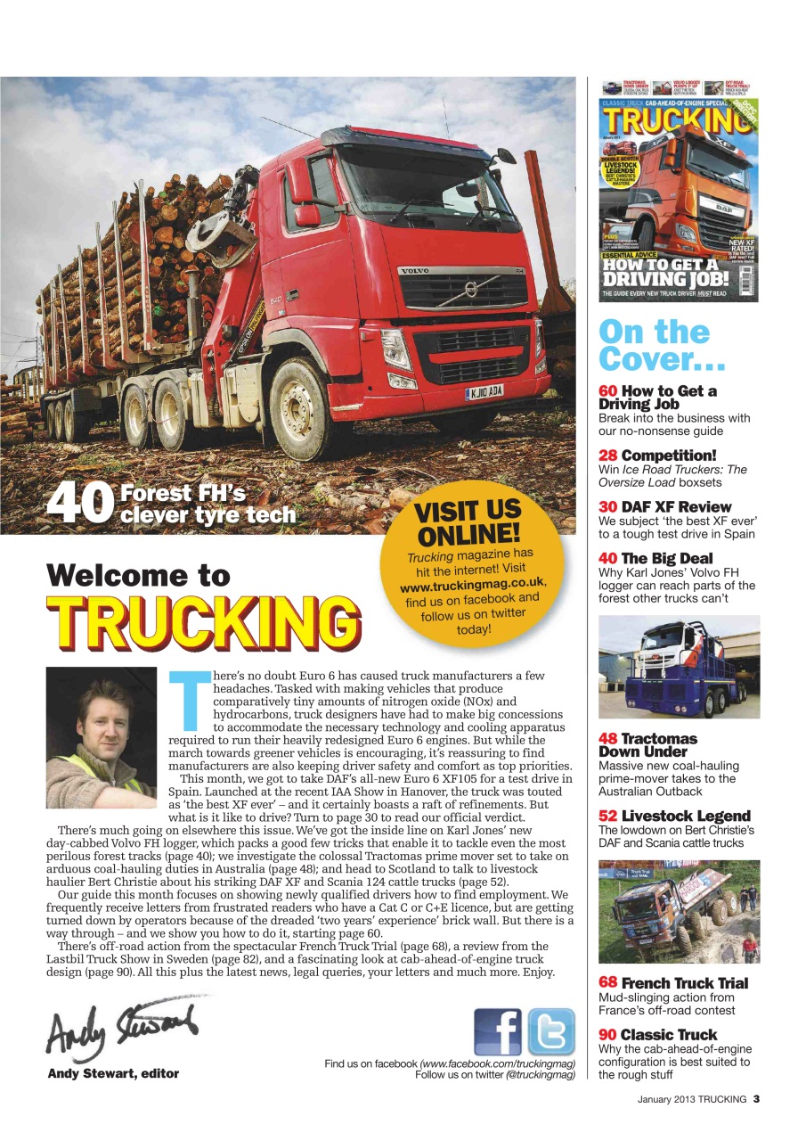 Trucking Magazine Preview Pages