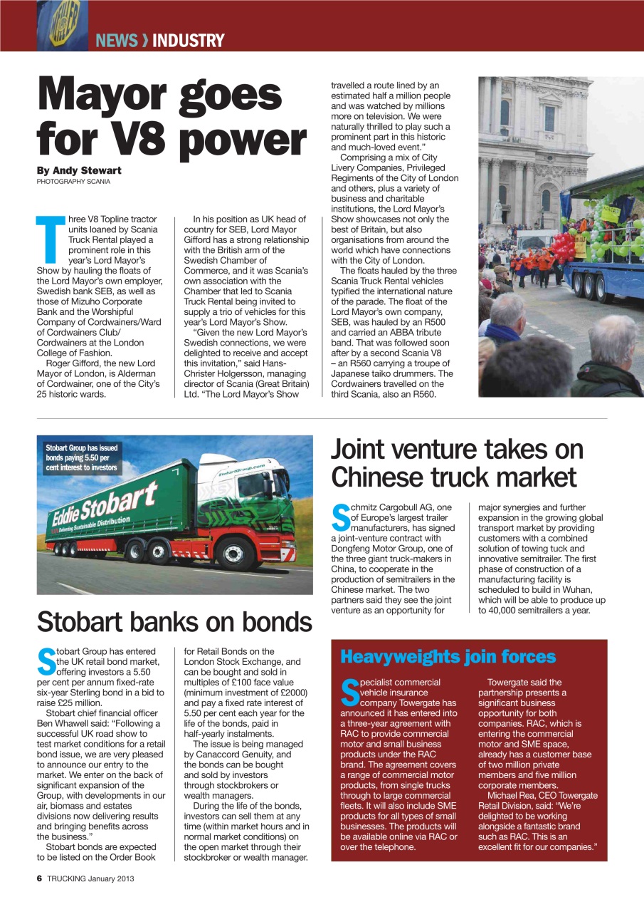 Trucking Magazine Preview Pages
