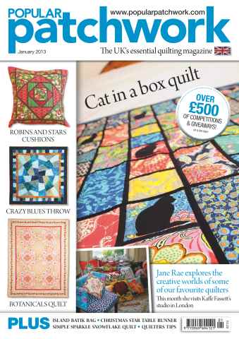 Popular Patchwork Magazine issue January 2013