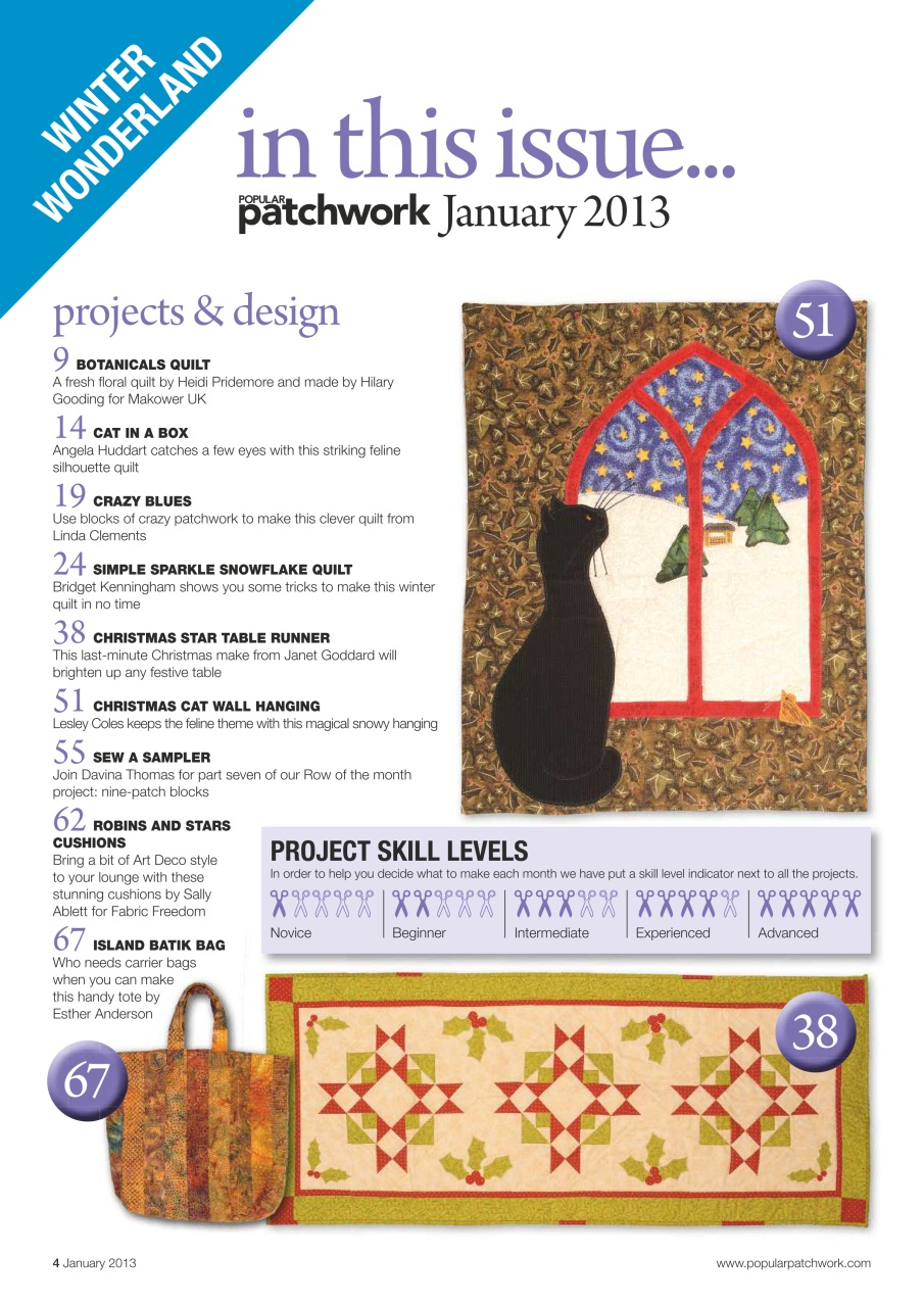 Popular Patchwork Magazine Preview Pages