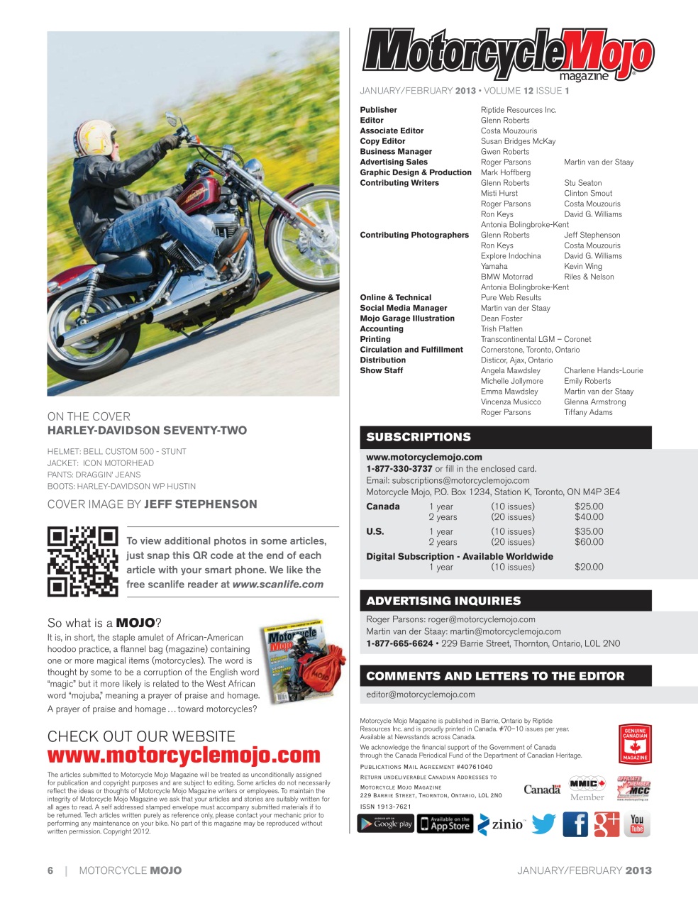 Motorcycle Mojo Preview Pages