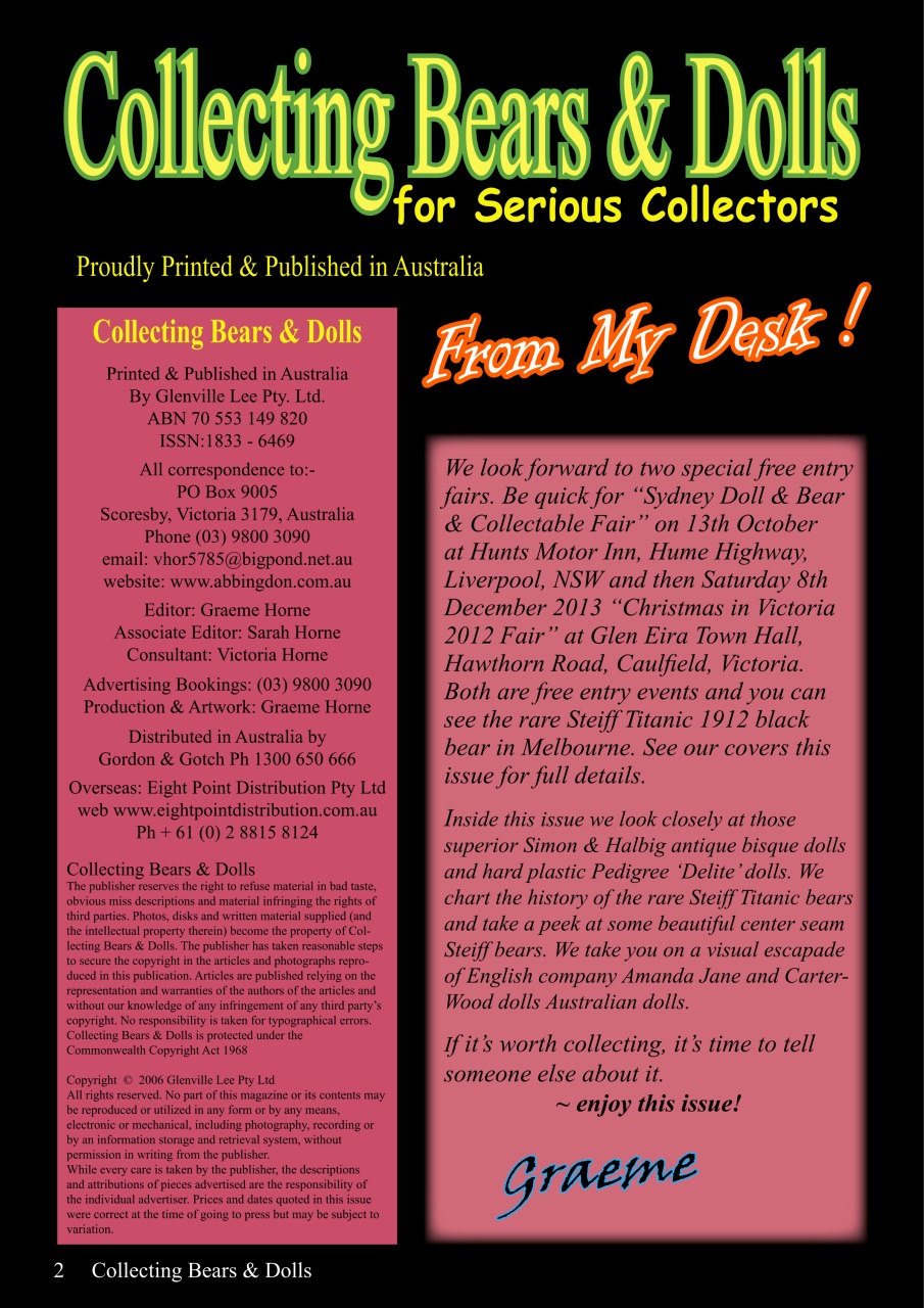 Collecting Bears And Dolls Preview Pages