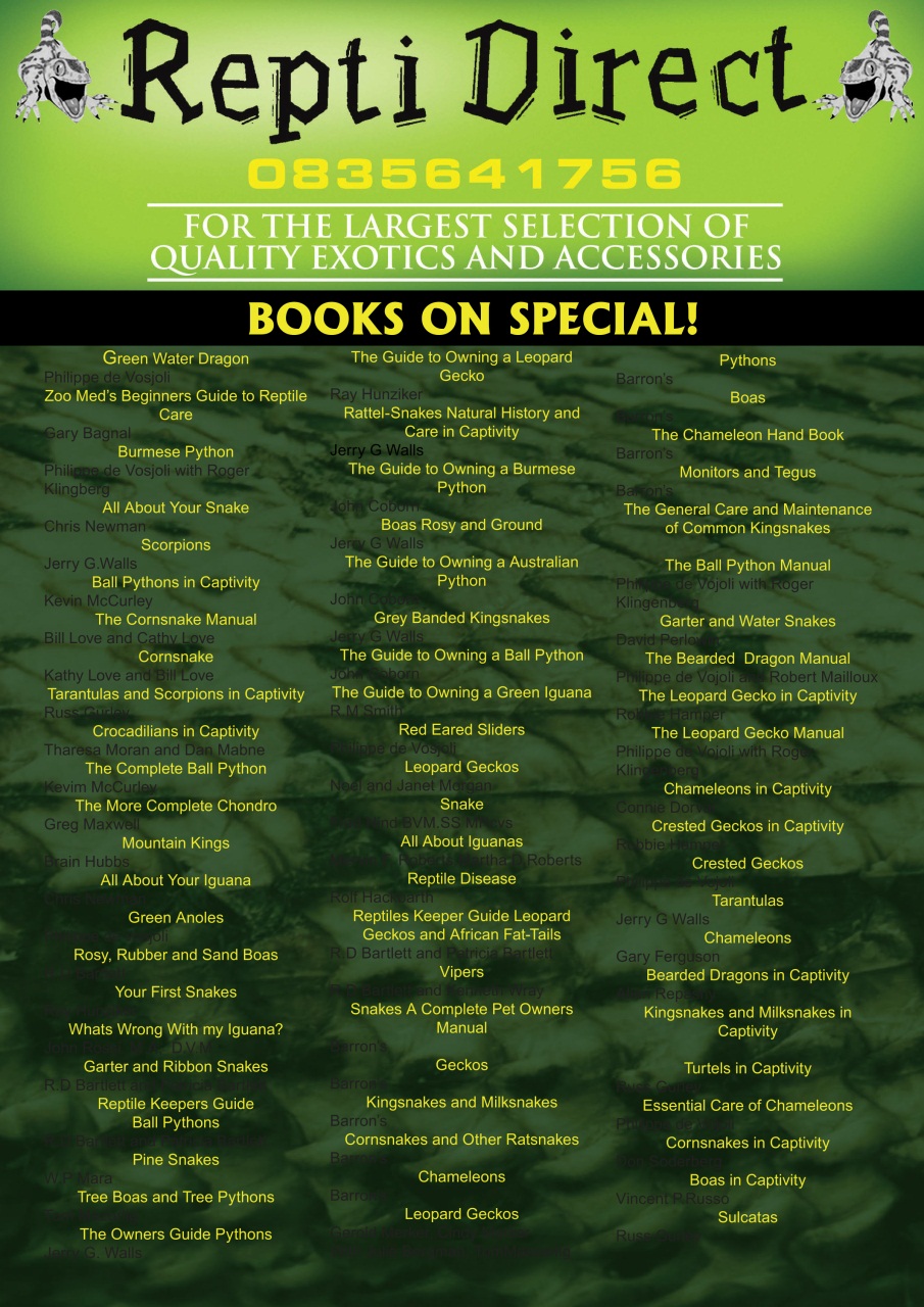 Ultimate Exotics Preview Pages