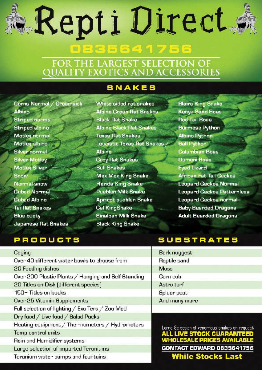 Ultimate Exotics Preview Pages