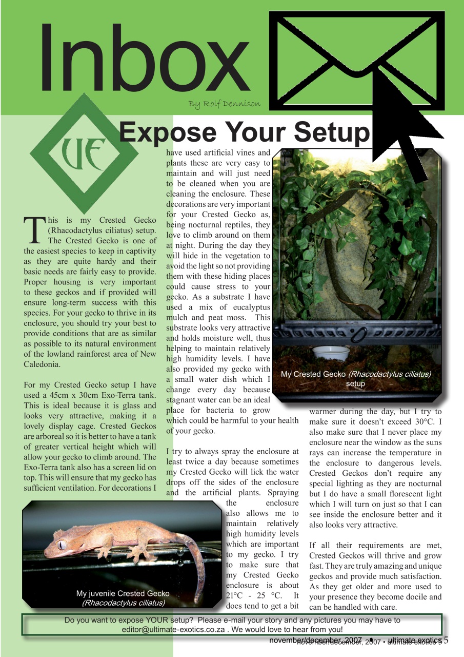 Ultimate Exotics Preview Pages