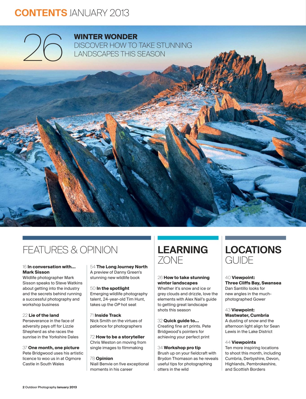 Outdoor Photography Preview Pages