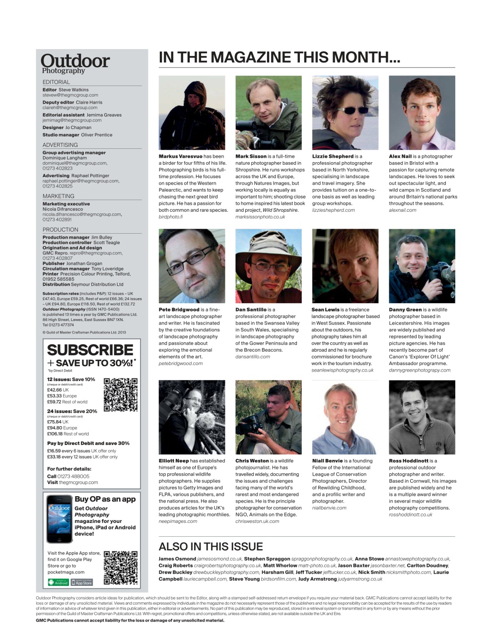 Outdoor Photography Preview Pages