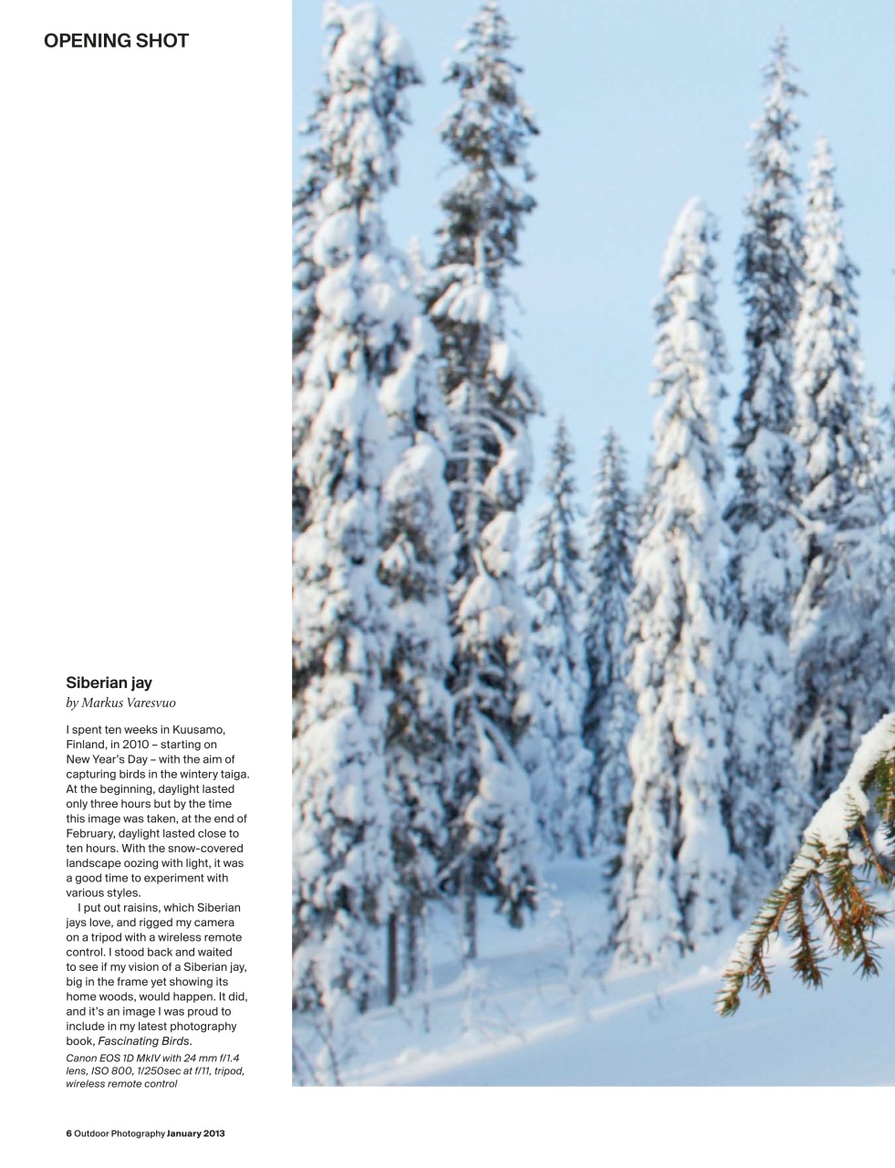 Outdoor Photography Preview Pages