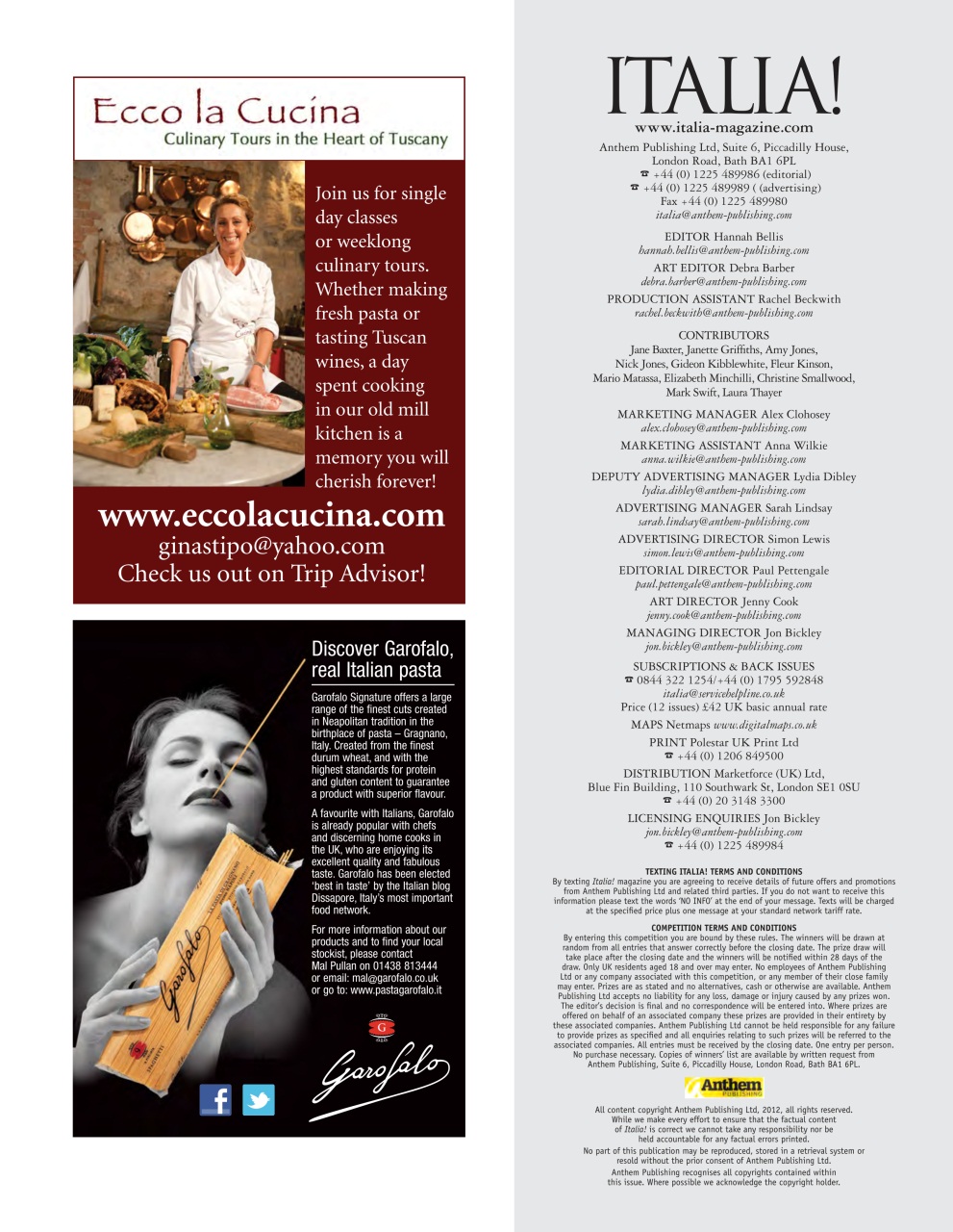 Italia! Preview Pages