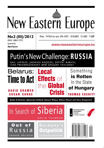 New Eastern Europe issue 