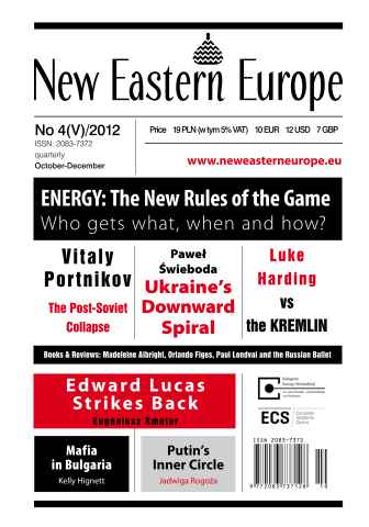 New Eastern Europe issue Issue 4 (V) - 2012